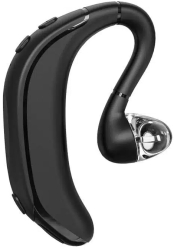Casca Bluetooth Wireless Profesionala iQuality® 28h Autonomie Handsfree IPX3 Control Tactil Activare Vocala Negru 