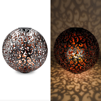 Lampa solara de exterior Navaris Iluminare LED 30 cm Pornire/oprire automata 47537.01