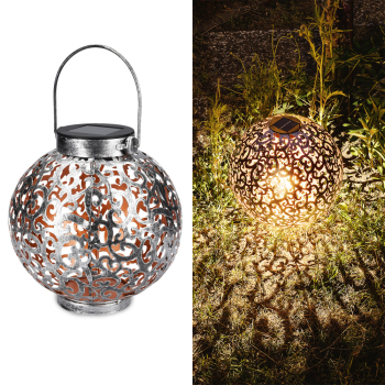 Lampa solara de exterior Navaris Iluminare LED Rotunda 16 cm 49371.01 