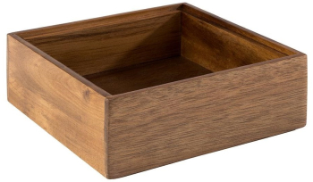 Organizator masa condimente din lemn 15x15 cm 