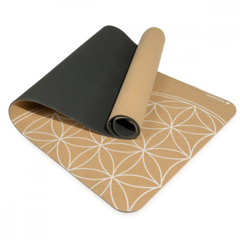 Saltea de yoga Navaris din pluta 183 x 61 cm 44764.24 