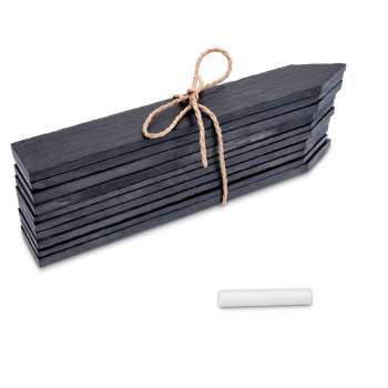 Set 10 Etichete de gradina din ardezie Navaris pentru plante 42174 