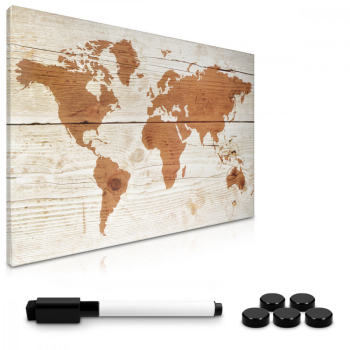 Tabla magnetica Navaris MDF 60 x 40 cm marker magneti 41128 