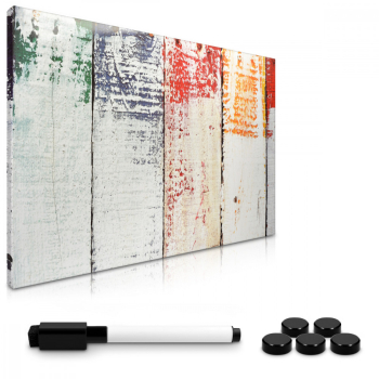 Tabla magnetica Navaris MDF 60 x 40 cm marker magneti 41129 