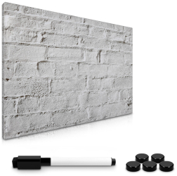Tabla magnetica Navaris MDF 60 x 40 cm marker magneti 42678 