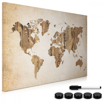 Tabla magnetica Navaris MDF 60 x 40 cm marker magneti 45365.01 