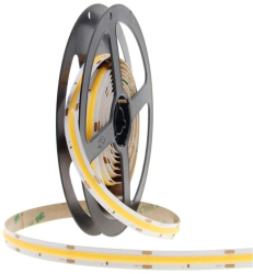 Banda LED Cob 320Led/ML 12V 11W/m 5m Lumina Calda 3000K 