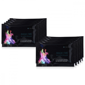 Set 10 Plicuri Navaris pentru foc mistic de culoarea curcubeului 52130.10 