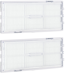 Set 2 Filtre de schimb pentru aspirator Roborock S7/S7+/T7S Kwmobile Alb Plastic 57668.01 