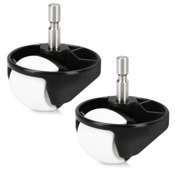 Set 2 Roti fata pentru aspirator iRobot Roomba 900/Roomba 800/Roomba 700 Kwmobile Alb/Negru Plastic 49145.01 