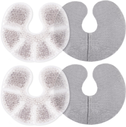 Set 2 Tampoane cu gel pentru sani Navaris calde sau reci Reutilizabile Gri 52153.02.22