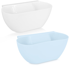 Set 2x Cos de colectare a deseurilor de bucatarie 4 litri 29 x 12 x 11 cm 46978.02