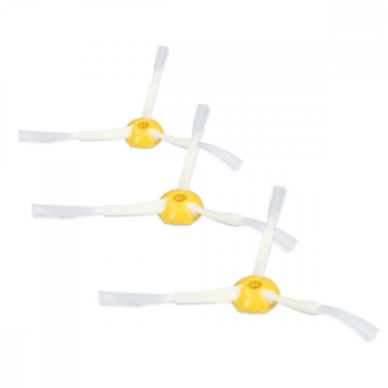 Set 3 Perii laterale pentru aspirator iRobot Roomba 900/Roomba 800 Kwmobile Alb/Galben Plastic 49143.01 