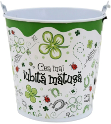 Suport ghiveci 10 cm & Cea mai iubita matusa& 