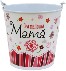 Suport ghiveci 13.5 cm & Cea mai buna mama& 