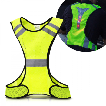 Vesta reflectorizanta cu 3 LED-uri rosii 48482.01