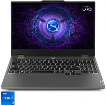 Laptop Gaming Lenovo LOQ 15IRX9 15.6 FHD IPS 144Hz Intel Core i7-13650HX 24GB DDR5 1TB SSD GeForce RTX 4060 8GB No OS Luna Grey 