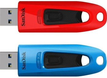 Memorie USB Sandisk Ultra 32GB USB 3.0 Red Blue 2 pack