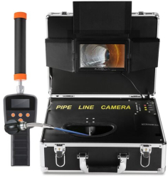 Camera inspectie endoscop cu Locator 512 Hz Monitor color HD 7&rdquo Lungime 40 m IP68 12 x Led Timp lucru baterie 6 h 