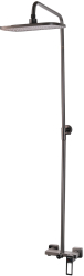 Coloana de dus slim cu doua functii gri 