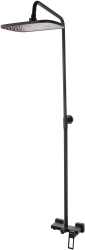 Coloana de dus slim cu doua functii negru 