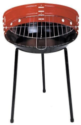 Gratar gradina grill  rotund reglabil portabil 31x43  cm Caorle 