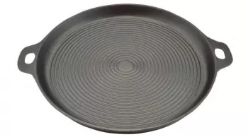 Placa gratar fonta rotunda 34 cm Perfect Home