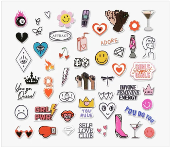 Set stickere pentru unghii Essence Call Me Queen 1 buc 