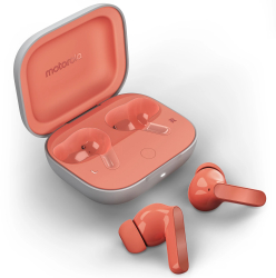 Casti Bluetooth Stereo Motorola MOTO Buds Guitar Wireless Earbuds In-Ear Coral Peach 