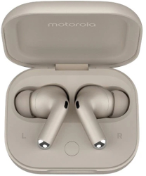 Casti In-Ear Motorola Buds+ Flute Sound by Bose True Wireless Bluetooth Dolby Atmos Smart ANC Beach Sand 