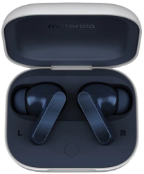 Casti In-Ear Motorola Buds Guitar Sound by Bose True Wireless Bluetooth Dolby Atmos Smart ANC Starlight Blue 