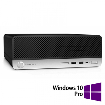 Calculator Refurbished HP ProDesk 400 G4 SFF Intel Core i5-7500 3.40GHz 8GB DDR4 256GB SSD + Windows 10 Pro 