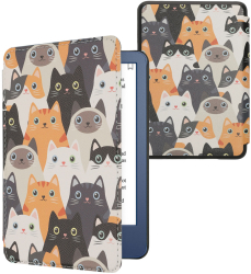 Husa kwmobile pentru Amazon Kindle 2022 Piele ecologica Multicolor 59989.12 