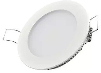 Panou LED Rohs forma rotunda 6 W lumina alba 3000 K 105x105 mm Alb 