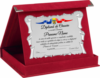 Cadou Placheta pentru Diploma de Onoare - Primar 2 