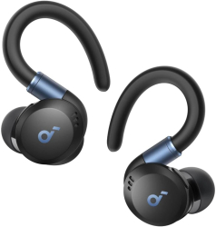 Casti True wireless Anker Soundcore Sport X20 Tehnologie Noise Cancelling Bluetooth 5.3 IP68 Deep Bass Negru 
