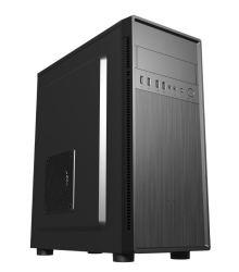 Carcasa Gembird Fornax 160 Middle Tower fara sura Negru 
