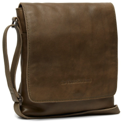 Geanta unisex din piele naturala The Chesterfield Brand Duncan Verde olive 