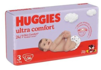 SCUTECE HUGGIES ULTRA COMFORT NR 3 56 BUCATI