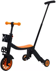 Bicicleta 8 in 1 Flippy Transformabila Multifunctionala Reglare Inaltime cu Maner de Impingere Detasabil Tricicleta Trotineta 3 Roti 