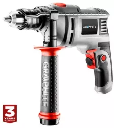 Masina de gaurit insurubat bormasina 550 W mandrina 13 mm Graphite 