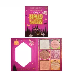 Paleta Iluminatoare Flippy 6 Nuante Halloween Culori Calde Dreptunghiulara 160g Valabilitate 24 Luni 17.4x11.5x1.3 cm Varianta A Nude-Rose 