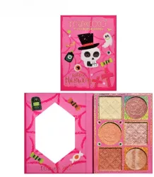 Paleta Iluminatoare Flippy 6 Nuante Halloween Culori Calde Dreptunghiulara 160g Valabilitate 24 Luni 17.4x11.5x1.3 cm Varianta B Nude-Rose 