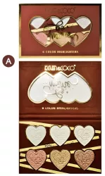 Paleta Iluminatoare Kevin & Coco 6 Nuante Be Mine Culori Calde Dreptunghiulara 140 g Valabilitate 24 Luni 17.4x11.5x1.3 cm Varianta A Nude 