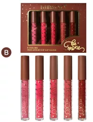 Set Rujuri de Buze KEVIN & COCO Be Mine 5 Culori 14.4 x 10.9 x 2.5 cm Roz/Rosu Varianta B 