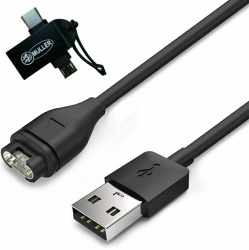 Set cablu de incarcare si OTG type C micro-USB compatibil cu Garmin Fenix Forerunner Music Vivoactive Approach Instinct Venu Quatix