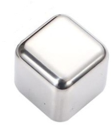 Cub gheata din inox reutilizabil pentru whisky - whisky stones 