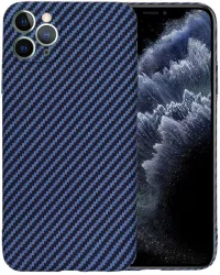 Husa pentru iPhone 11 Pro Max - Techsuit Carbonite FiberShell - Cyan 