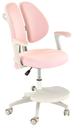 Scaun birou pentru copii HM Panco ergonomic ajustabil pe inaltime si adancime mesh suport pentru picioare 70 kg roz 