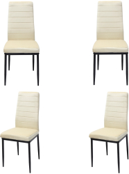Set 4 Scaune Oscar Crem 